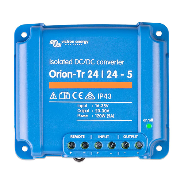 Orion-Tr 24/24-5A (120W) Isolated DC-DC converter